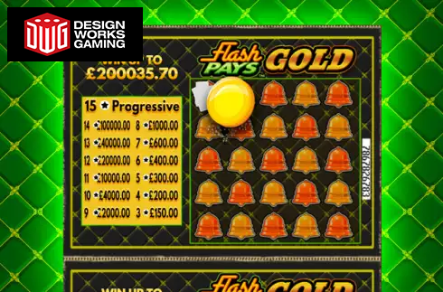 Flash Pays Gold Scratcher